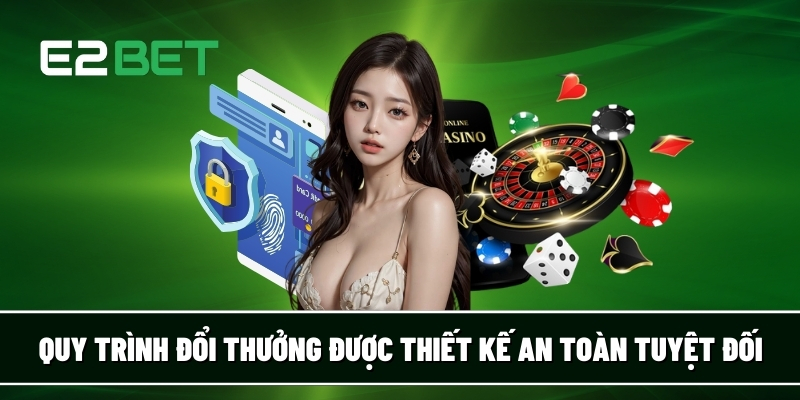 Quy trình đổi thưởng được thiết kế an toàn tuyệt đối